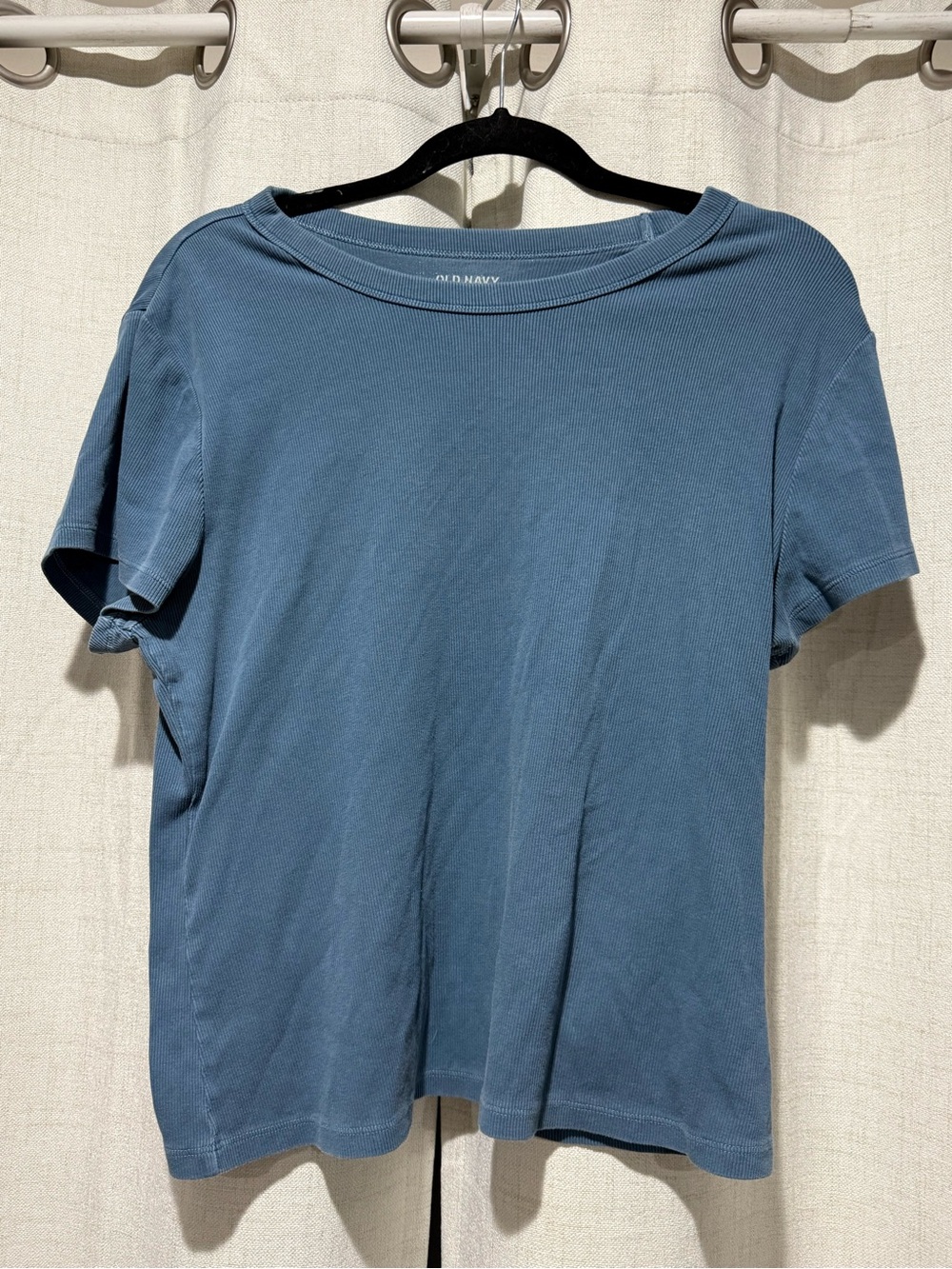 Old Navy Women's Dusty Blue Short Sleeve Tee